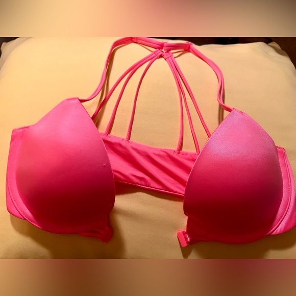 Lightly used - Victoria’s Secret very sexy push-up bra 32-C Color: orange - Picture 3 of 3